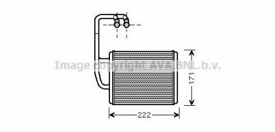 AVA QUALITY COOLING ka6076 -  Теплообменник, отопление салона